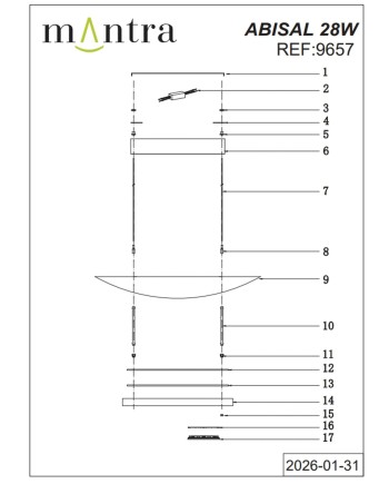 ABISAL * LAMPARA LED 28W